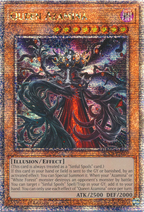 Queen Azamina - SUDA-EN009 - Quarter Century Secret Rare - 1st Edition