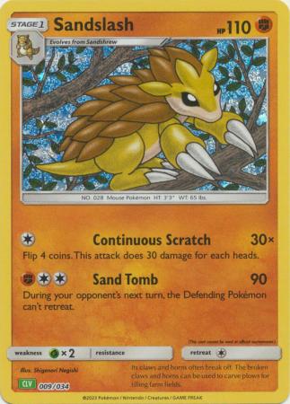 Sandslash - 009/034 - Holo Promo