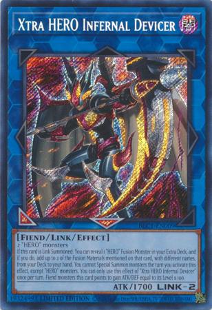 Xtra HERO Infernal Devicer - BLC1-EN009 - Secret Rare - Limited Edition