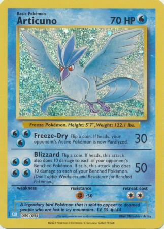 Articuno - 009/034 - Holo Promo