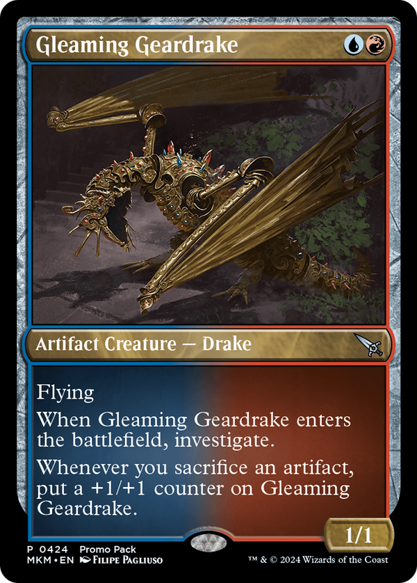 Gleaming Geardrake - Promo Pack (MKM)