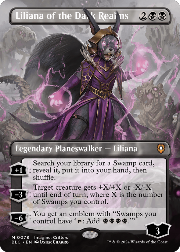 Liliana of the Dark Realms - Borderless (BLC)