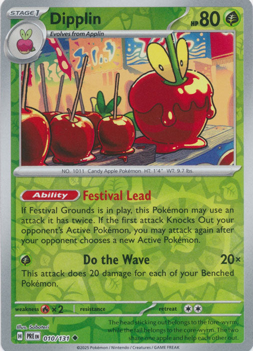Dipplin - 010/131 - Uncommon - Reverse Holo