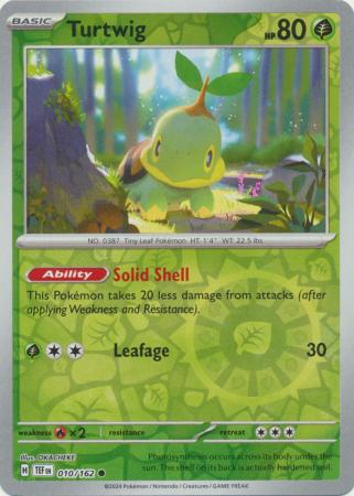 Turtwig - 010/162 - Common - Reverse Holo