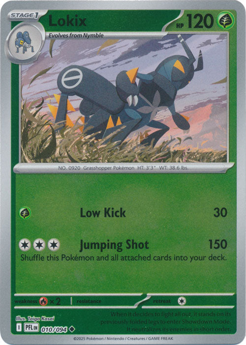 Lokix - 010/094 - Uncommon - Reverse Holo