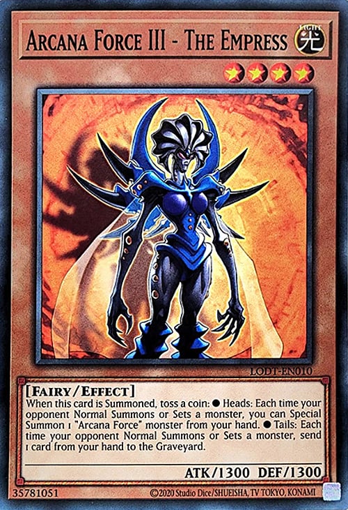 Arcana Force III - The Empress (2020 Date Reprint) - LODT-EN010 - Common
