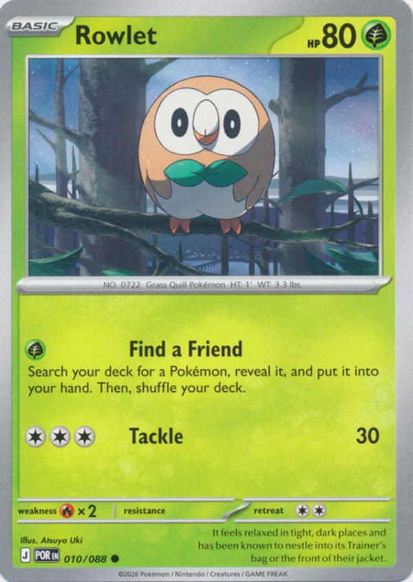 Rowlet - 010/088 - Common