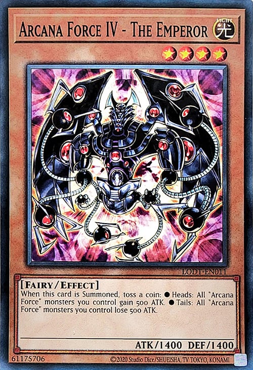 Arcana Force IV - The Emperor (2020 Date Reprint) - LODT-EN011 - Common
