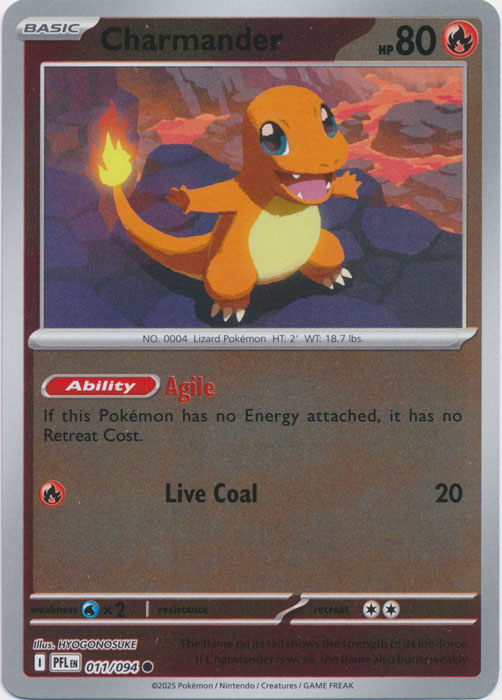 Charmander - 011/094 - Common - Reverse Holo
