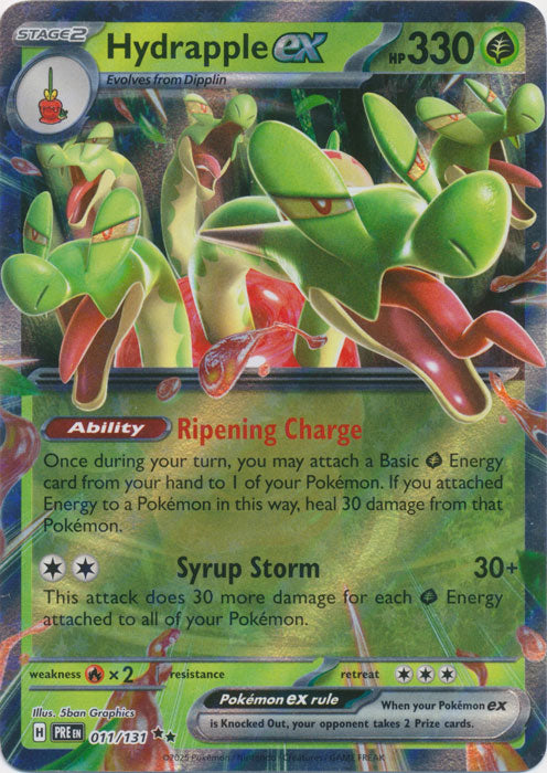 Hydrapple ex - 011/131 - Double Rare