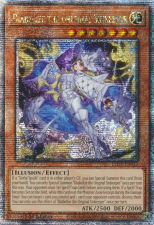 Diabellze the Original Sinkeeper - LEDE-EN012 - Quarter Century Secret Rare - 1st Edition