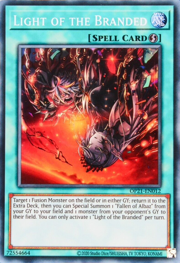 Light of the Branded - OP21-EN012 - Super Rare - Unlimited