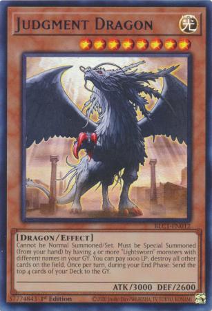 Judgment Dragon (Silver) - BLC1-EN012 - Ultra Rare - 1st Edition