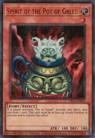 Spirit of the Pot of Greed - TBC1-EN012 - Ultra Rare