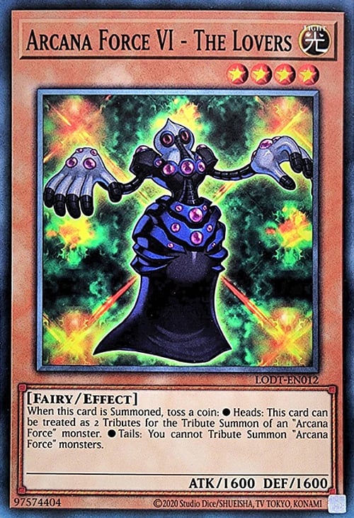 Arcana Force VI - The Lovers (2020 Date Reprint) - LODT-EN012 - Common