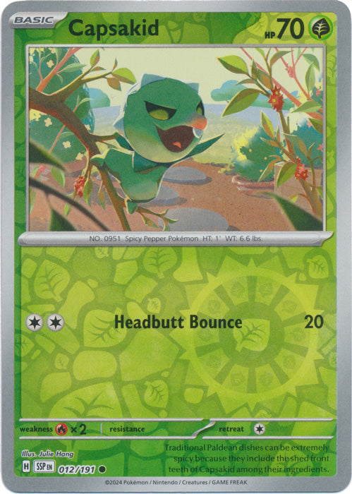 Capsakid - 012/191 - Common - Reverse Holo