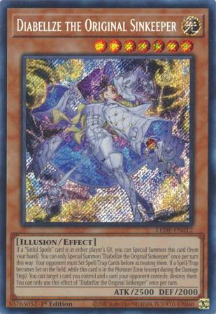 Diabellze the Original Sinkeeper - LEDE-EN012 - Secret Rare - 1st Edition