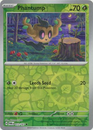 Phantump - 012/167 - Common - Reverse Holo