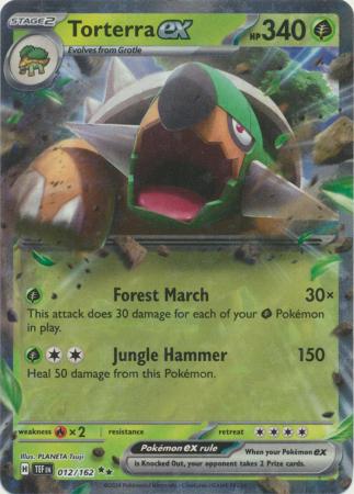 Torterra ex - 012/162 - Double Rare