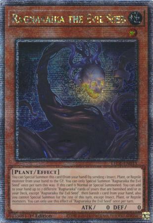 Ragnaraika the Evil Seed - LEDE-EN013 - Quarter Century Secret Rare - 1st Edition