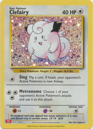 Clefairy - 013/034 - Holo Promo