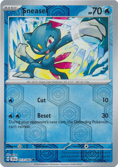 Sneasel - 013/064 - Common - Reverse Holo