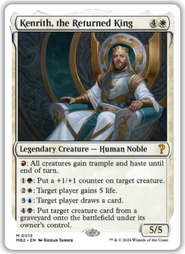Kenrith, the Returned King (MB2)