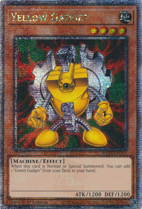 Yu-Gi-Oh! Yellow Gadget Card - Common 1st Edition From Yugi's Legendary Decks