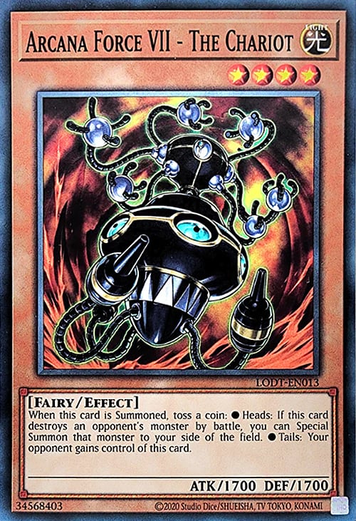 Arcana Force VII - The Chariot (2020 Date Reprint) - LODT-EN013 - Common