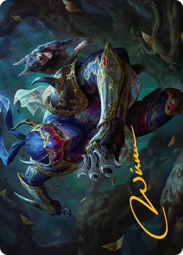 Shadow, Mysterious Assassin - Art Series (Gold-Stamped Signature) (AFIN)