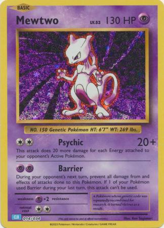Mewtwo - 014/034 - Holo Promo