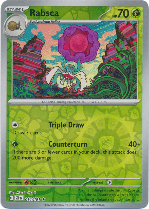Rabsca - 014/191 - Rare - Reverse Holo