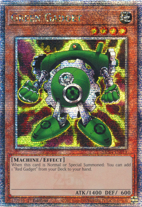 Green Gadget - MP24-EN014 - Quarter Century Secret Rare - 1st Edition