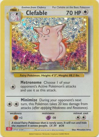 Clefable - 014/034 - Holo Promo