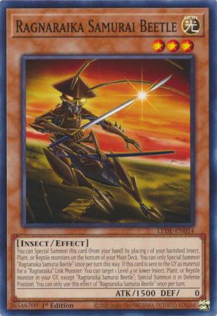 Ragnaraika Samurai Beetle - LEDE-EN014 - Common - 1st Edition