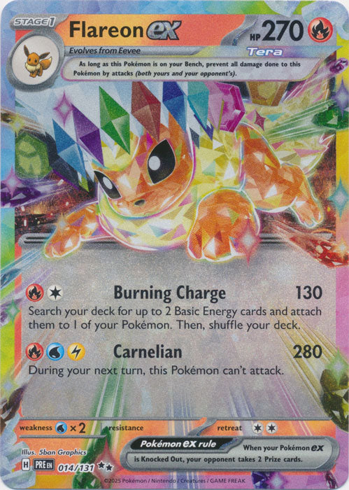 Flareon ex - 014/131 - Double Rare