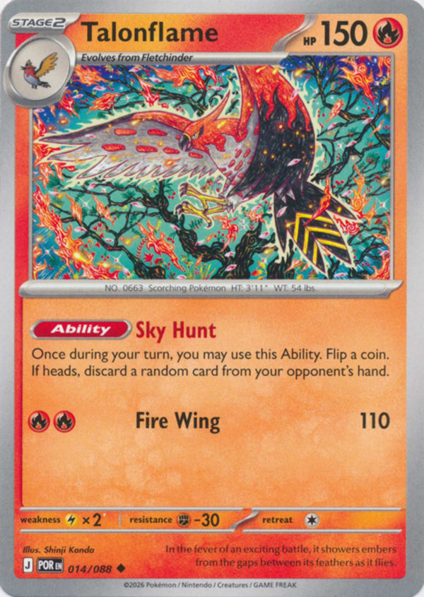 Talonflame - 014/088 - Uncommon