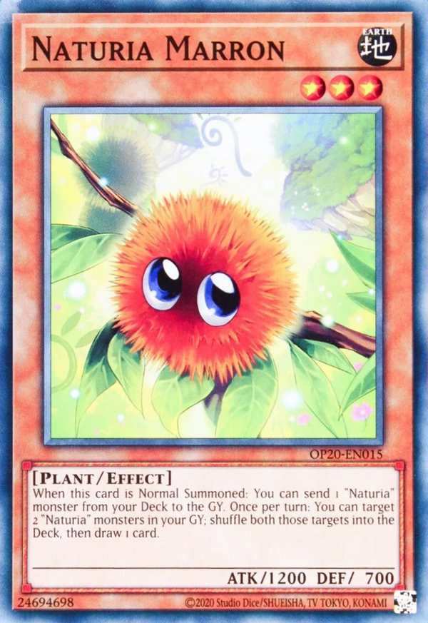 Naturia Marron - OP20-EN015 - Common - Unlimited
