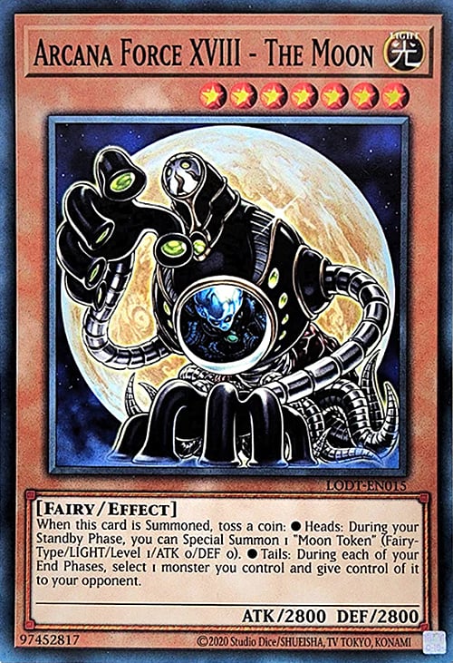 Arcana Force XVIII - The Moon (2020 Date Reprint) - LODT-EN015 - Common
