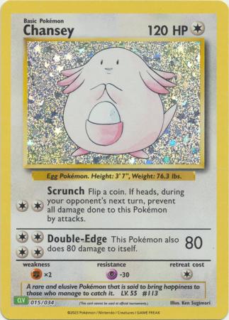 Chansey - 015/034 - Holo Promo