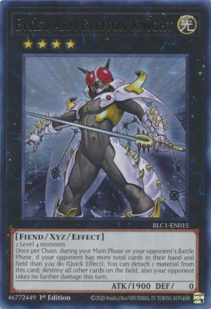 Evilswarm Exciton Knight (Silver) - BLC1-EN015 - Ultra Rare - 1st Edition