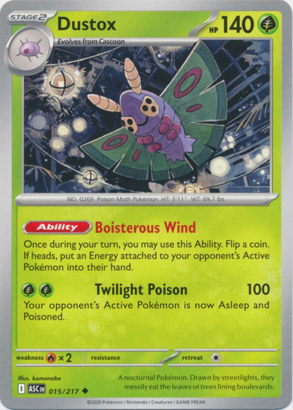 Dustox - 015/217 - Uncommon