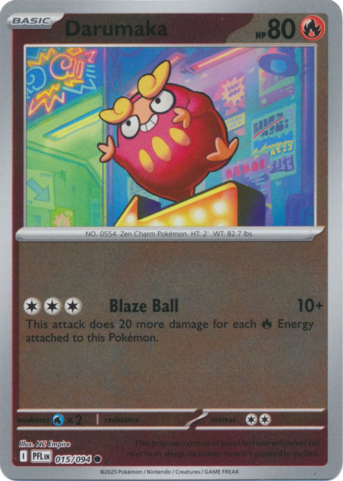 Darumaka - 015/094 - Common - Reverse Holo