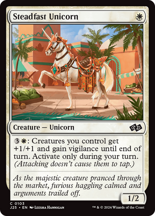 Steadfast Unicorn (J25)