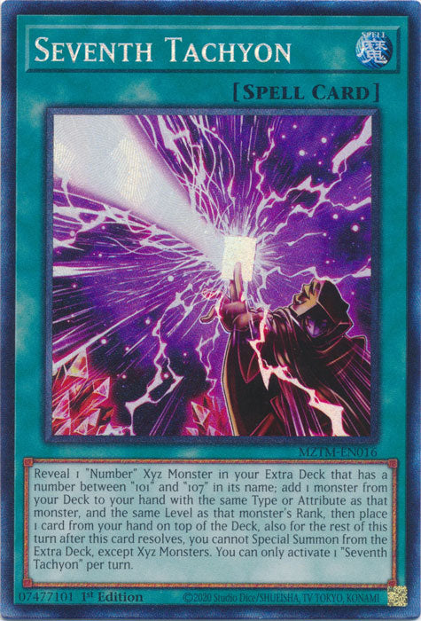 Seventh Tachyon (Collector's Rare) - MZTM-EN016 - Collector's Rare - 1st Edition