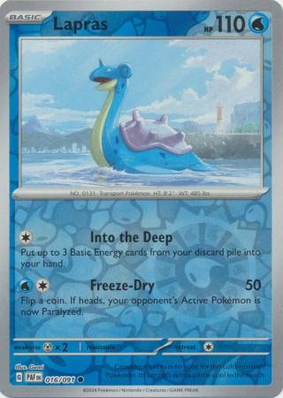 Lapras - 016/091 - Common - Reverse Holo