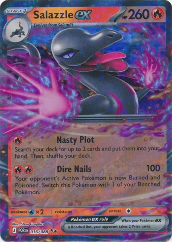 Salazzle ex - 016/088 - Double Rare