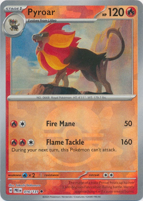 Pyroar (Poke Ball Pattern) - 016/131 - Uncommon