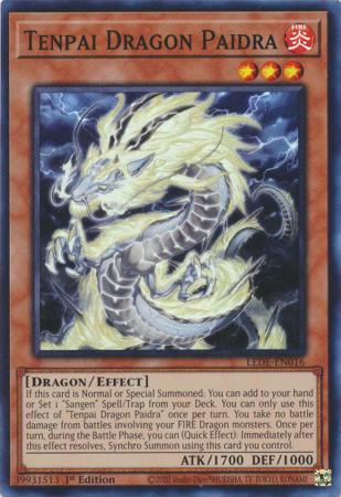 Tenpai Dragon Paidra - LEDE-EN016 - Super Rare - 1st Edition