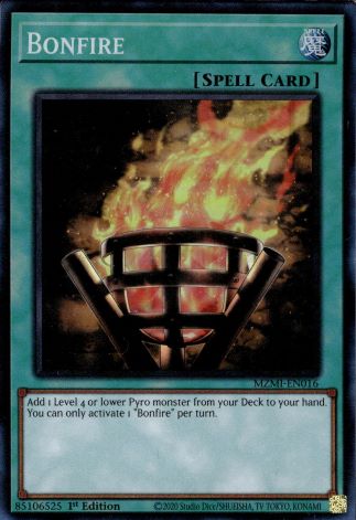 Bonfire - MZMI-EN016 - Collector's Rare - 1st Edition